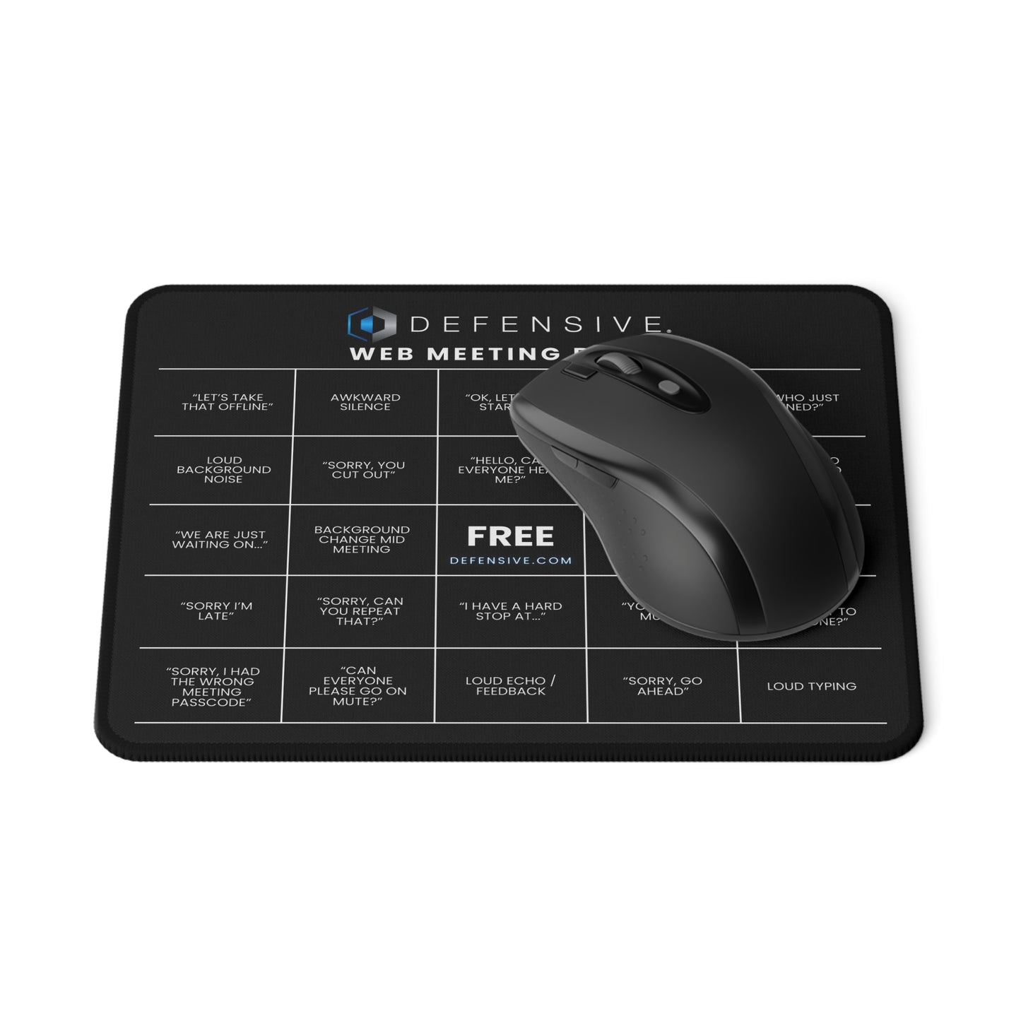 Defensive Web Meeting Bingo Mouse Pad